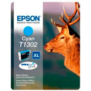 Расходные материалы EPSON C13T13024010/12 T1302 Картридж для Epson Stylus SX525WD/ SX620FW, Epson Stylus Office BX320FW/BX525WD/ BX625FWD, голубой, XL (cons ink)