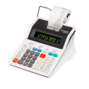 Калькулятор с печатью Citizen 520DPA белый 12-разр.