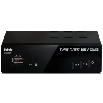 Ресивер DVB-T2 BBK SMP240HDT2 черный