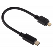 Кабель Hama 00135713 USB Type-C (m)-micro USB (m) 0.75м черный