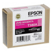 EPSON C13T580A00 Картридж для Epson Stylus Pro 3880 насыщенный пурпурный (Vivid Magenta) 80 мл. (LFP)