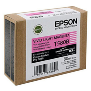 EPSON C13T580B00 Картридж Epson Stylus Pro 3880 насыщенный светло-пурпурный (Vivid Light Magenta) 80 мл.