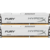Модуль памяти Kingston DDR3 DIMM 8GB (PC3-12800) 1600MHz Kit (2 x 4GB) HX316C10FWK2/8 HyperX Fury Series CL10 White
