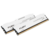 Модуль памяти Kingston DDR3 DIMM 8GB (PC3-12800) 1600MHz Kit (2 x 4GB) HX316C10FWK2/8 HyperX Fury Series CL10 White
