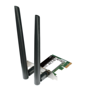 Сетевой адаптер WiFi D-Link DWA-582 (OEM) DWA-582 PCI Express (ант.внеш.съем) 2ант.