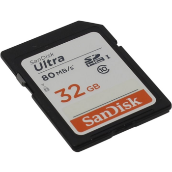 Флеш карта SDHC 32Gb Class10 Sandisk SDSDUNC-032G-GN6IN Ultra 80