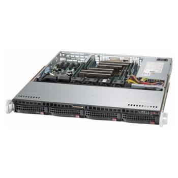 Серверная платформа 1U SATA BLACK SYS-6018R-MTR SUPERMICRO