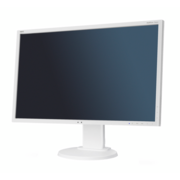 NEC 22&quot; E223W monitor,Silv/White(250cd/m2,1000:1,5ms,1680x1050,1 78/178 16:10,1680x1050,Hight adj.:110,Swivel;Tilt;D-Sub,DVI-D;Internal PS;TCO6;ISO 9241-307(pixel failure class I)