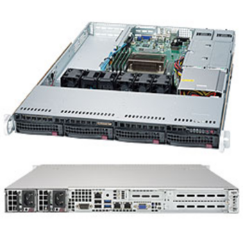 Серверная платформа Supermicro SERVER SYS-5019S-M (X11SSH-F, CSE-813MFTQC-350CB) ( LGA 1151, Intel® C236 chipset, 4 Hot-swap 3.5" SATA3, 4xDDR4 Up to 64GB Unbuffered ECC UDIMM, 2 GbE ports with Intel® i210-AT, Integrated IPMI 2.0 and KVM with Dedicated LA