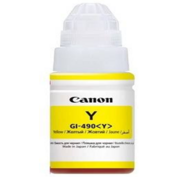 Картридж струйный Canon GI-490Y 0666C001 желтый (70мл) для Canon Pixma G1400/2400/3400