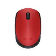 Мышь Logitech M171 красный/черный оптическая (1000dpi) беспроводная USB (2but)