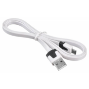 Кабель Buro BHP MICROUSB 1M FLAT USB (m)-micro USB (m) 1м белый плоский