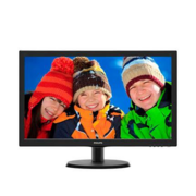 Монитор LCD PHILIPS 21.5" 223V5LHSB (00/01) черный {TN LED, 1920x1080, 5 ms, 170°/160°, 250 cd/m, 10M:1, D-Sub HDMI}