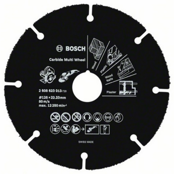 Отрезной диск по дереву Bosch 2608623013 d=125мм d(посад.)=22.23мм (угловые шлифмашины)