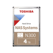 4TB Toshiba N300 (HDWQ140UZSVA) {SATA 6.0Gb/s, 7200 rpm, 128Mb buffer, 3.5" для NAS}