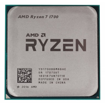 Процессор AMD Ryzen 7 1700 AM4 (YD1700BBAEBOX) (3.0GHz/100MHz) Box