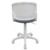 Кресло детское Бюрократ CH-W296NX белый TW-15 сиденье серый 26-40 сетка/ткань крестовина пластик пластик белый