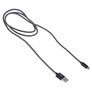 Кабель Buro Braided BHP RET MICUSB-BR USB (m)-micro USB (m) 1м черный