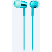 Гарнитура вкладыши Sony MDR-EX155AP 1.2м голубой проводные в ушной раковине (MDREX155APL.E)
