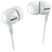 Наушники Philips Наушники Philips/ внутриканальные 11-22000Гц 1.2м 3.5мм 105дБ белые 3 комплекта сменных амбушюр