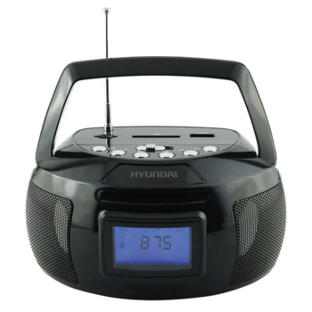 Аудиомагнитола Hyundai H-PAS140 черный 6Вт/MP3/FM(dig)/USB/SD