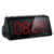 Радиобудильник Hyundai H-RCL140 черный LED подсв:красная часы:цифровые AM/FM