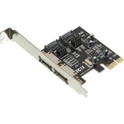 Контроллер PCI-E ASM1061 SATA III 2xE-SATA 2xSATA Ret