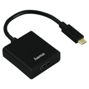 Адаптер Hama H-135726 00135726 HDMI (f) USB Type-C (m) 0.1м черный