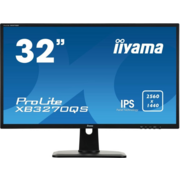 Монитор Iiyama 31.5" ProLite XB3270QS-B1 черный IPS 4ms 16:9 DVI HDMI M/M матовая HAS Pivot 1200:1 250cd 178гр/178гр 2560x1440 DisplayPort Ultra HD 2K (1440p) 8.6кг
