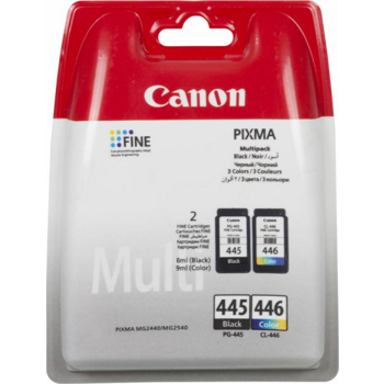 Картридж струйный Canon PG-445/CL-446 8283B004 многоцветный/черный набор карт. для Canon MG2440/MG2540