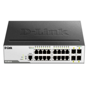D-Link DGS-3000-20L/B1A Управляемый L2 коммутатор с 16 портами 10/100/1000Base-T и 4 портами 1000Base-X SFP