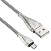 Кабель Digma USB (m)-micro USB (m) 1.2м серебристый