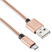 Кабель Digma USB (m)-micro USB (m) 1.2м розовое золото