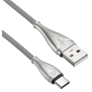 Кабель Digma USB (m)-USB Type-C (m) 1.2м серебристый