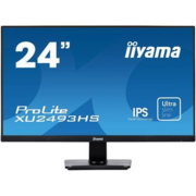IIYAMA 23.8" XU2493HS-B1 черный {IPS LED 1920x1080@60Hz 4ms 16:9 250cd 1000:1 178/178 D-Sub HDMI DisplayPort AudioOut 2Wx2}