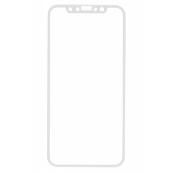 Защитное стекло для экрана Redline белый для Apple iPhone X/XS 3D 1шт. (УТ000012289)