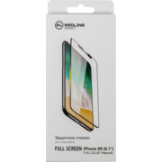 Защитное стекло для экрана Redline черный для Apple iPhone XR/11 1шт. (УТ000016086)