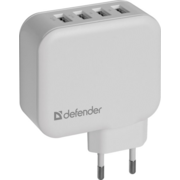 Defender Сетевой адаптер 4 порта USB, 5V / 6.2А (UPA-60) (83544)