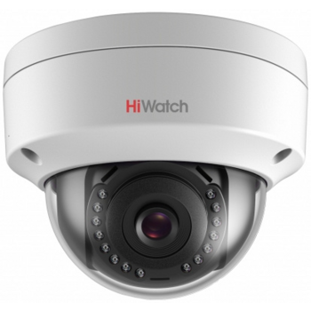 Видеокамера IP Hikvision HiWatch DS-I102 4-4мм цветная корп.:белый