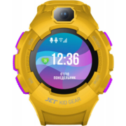 Смарт-часы Jet Kid Gear 50мм 1.44" TFT фиолетовый (GEAR YELLOW+PURPLE)