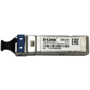 D-Link 331R/20KM/A1A WDM SFP-трансивер с 1 портом 1000Base-BX-U (Tx:1310 нм, Rx:1550 нм) для одномодового оптического кабеля (до 20 км)