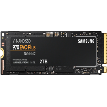 Твердотельный накопитель Samsung SSD 2TB 970 EVO Plus, V-NAND 3-bit MLC, Phoenix, M.2 (2280) PCIe Gen 3.0 x4, NVMe 1.3, R3500/W3200, 550K/480K IOPs