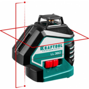 KRAFTOOL LL360 нивелир лазерный, 2х360° , 20м/70м, IP54, точн. +/-0,2 мм/м, в коробке (34645)