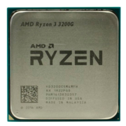 Процессор CPU AMD Ryzen 3 3200G, 4/4, 3.6-4.0GHz, 384KB/2MB/4MB, AM4, 65W, Radeon Vega 8, YD3200C5FHBOX BOX, 1 year