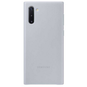 Чехол (клип-кейс) Samsung для Samsung Galaxy Note 10 Leather Cover серый (EF-VN970LJEGRU)