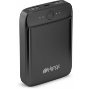 Мобильный аккумулятор Hiper SL10000 Li-Ion 10000mAh 2.1A+2.1A черный 2xUSB