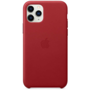 Apple iPhone 11 Pro Max Leather Case - (PRODUCT)RED, Кожанный чехол для Iphone 11 Pro Max красного цвета
