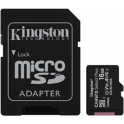 Карта памяти Micro SecureDigital 16Gb Kingston SDCS2/16GB {MicroSDHC Class 10 UHS-I, SD adapter}