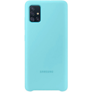 Чехол (клип-кейс) Samsung для Samsung Galaxy A51 Silicone Cover голубой (EF-PA515TLEGRU)