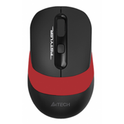Мышь A4Tech Fstyler FG10 черный/красный оптическая (2000dpi) беспроводная USB (4but)
